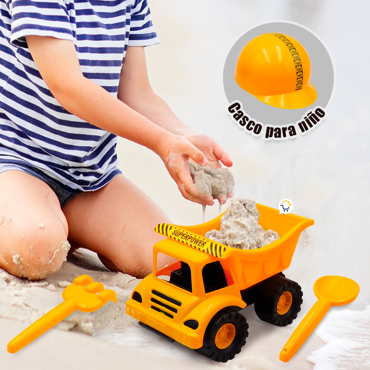 Miniatura 6 de Juego Construccion Volqueta 100454